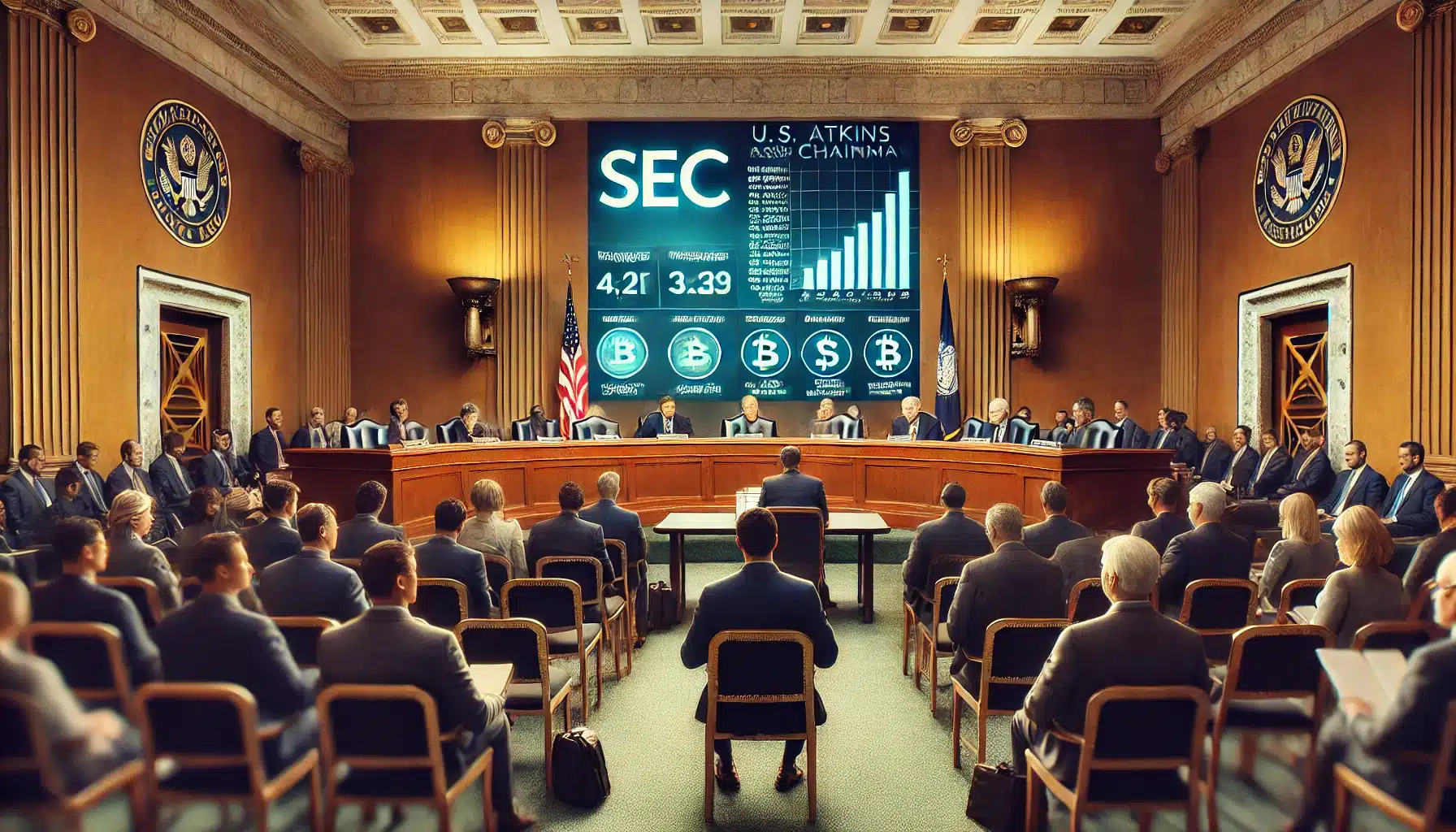 Paul Atkins SEC confirmation hearing and its impact on cryptocurrency regulation.