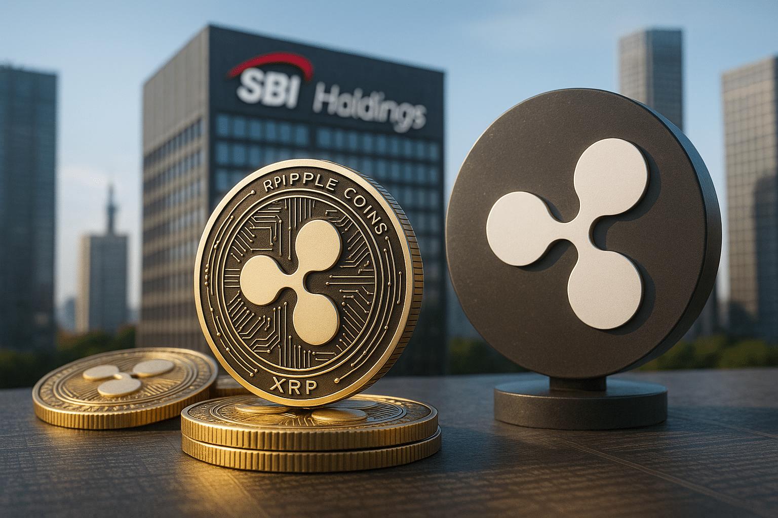 XRP treasury 2025 Evernorth SBI Holdings investment