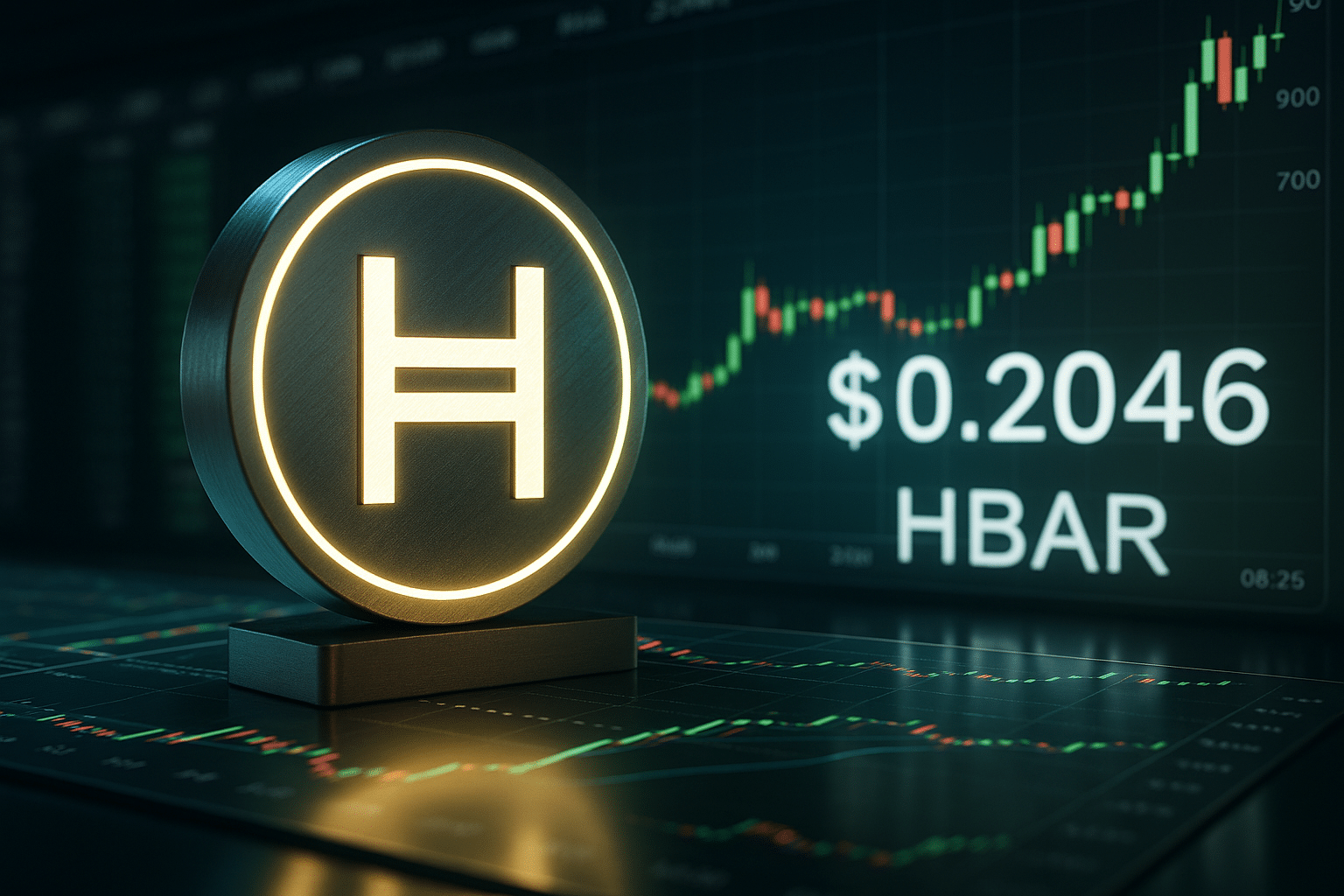 Hedera price analysis showing HBAR breakout above $0.20 with bullish momentum