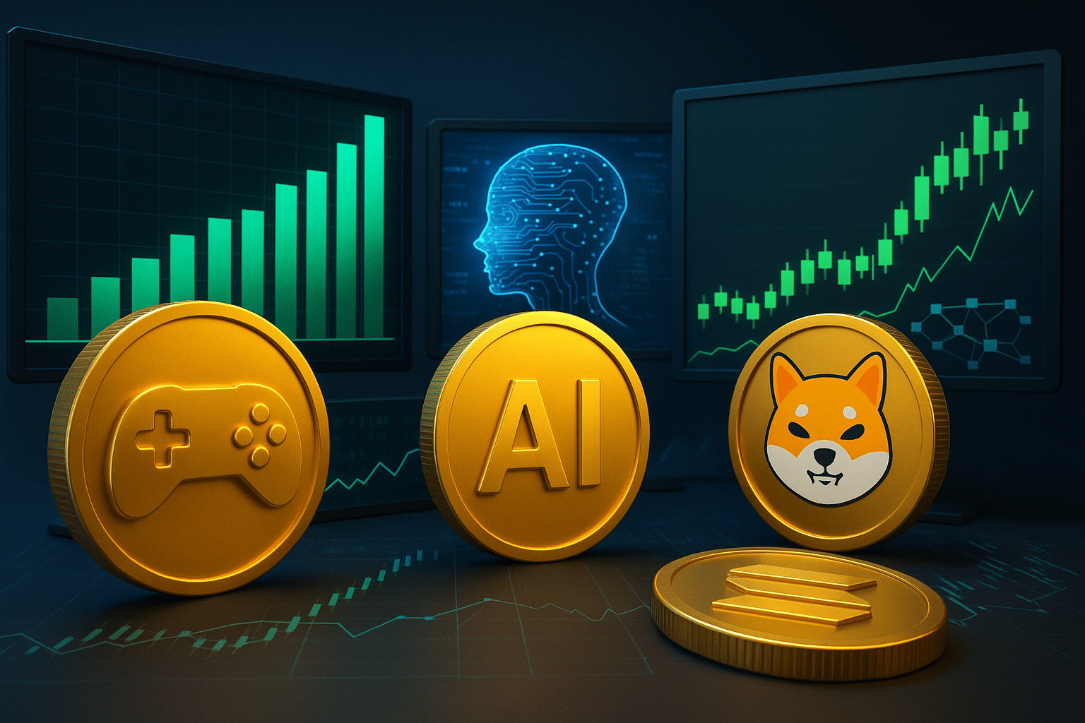 Altcoin market rotation accelerates as gaming AI and memecoin sectors lead a renewed upside surge
