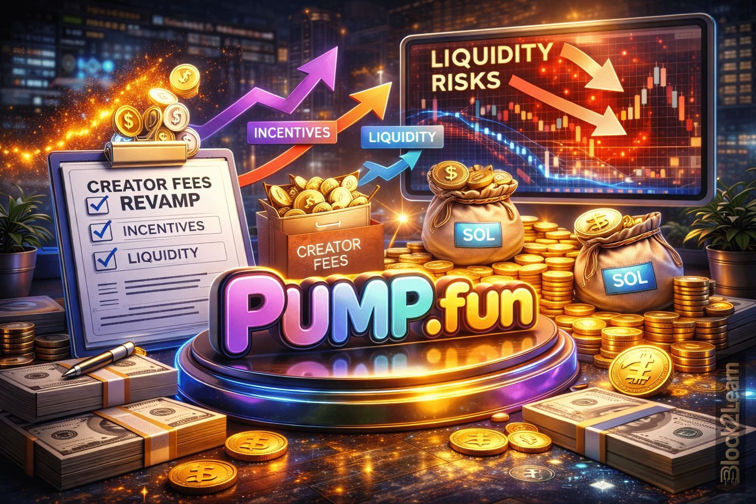 Pump.fun rethinks creator fees as Solana memecoin liquidity faces a stress test