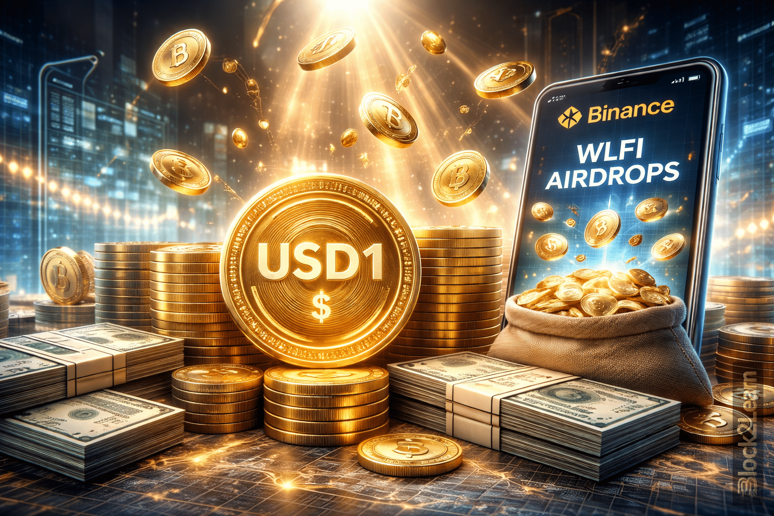 Binance USD1 Rewards Program Drives WLFI Airdrops and Stablecoin Adoption