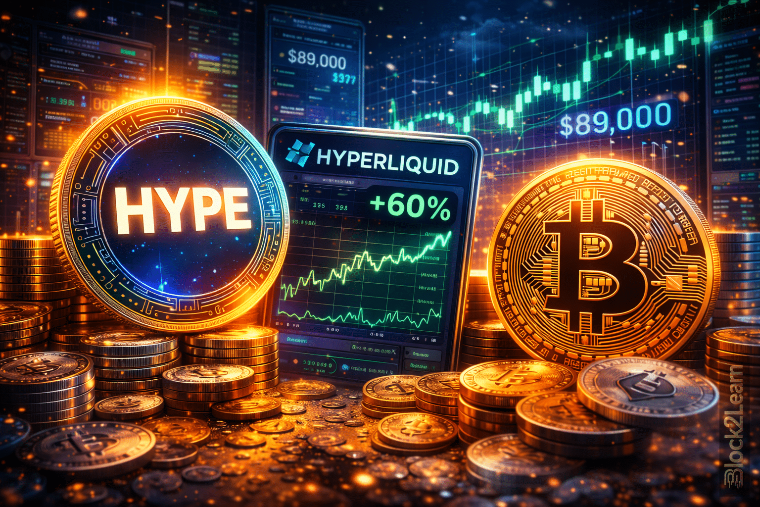 Hyperliquid HYPE price momentum alongside Bitcoin market consolidation