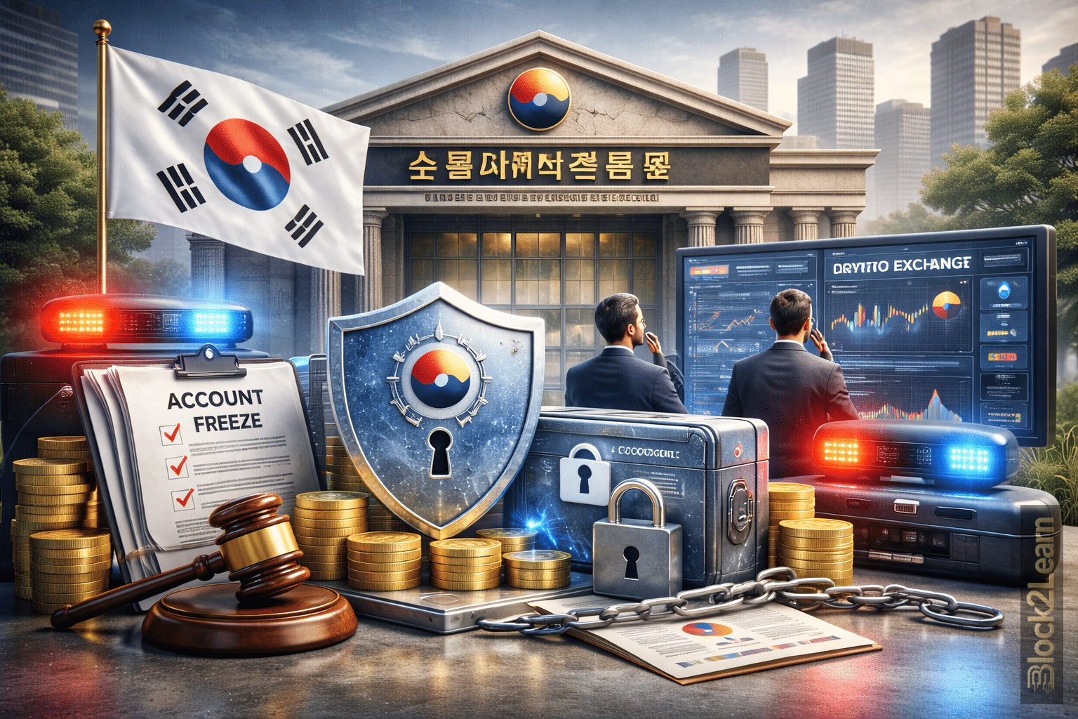South Korea crypto regulation with pre-emptive account freezes and market oversight mechanisms