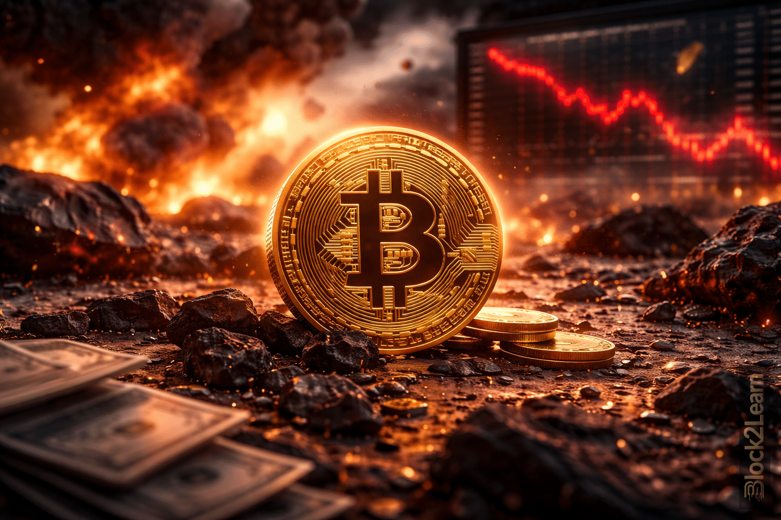Bitcoin Geopolitical Shock Drives BTC Price Volatility Below Key Support