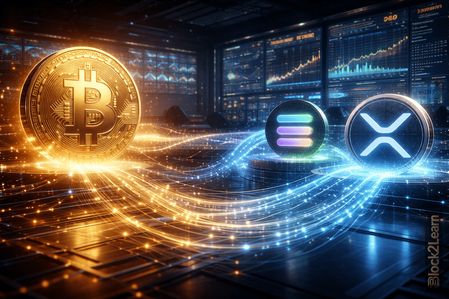 altcoin ETF rotation showing institutional capital moving from Bitcoin toward Solana and XRP