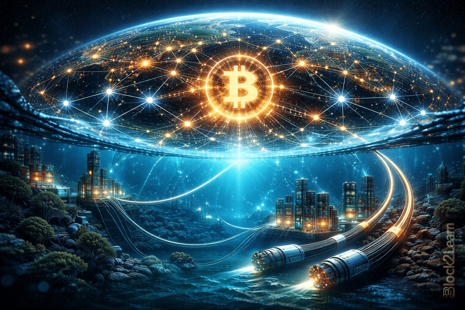 Bitcoin Network Resilience Explained as Submarine Cable Risks Emerge