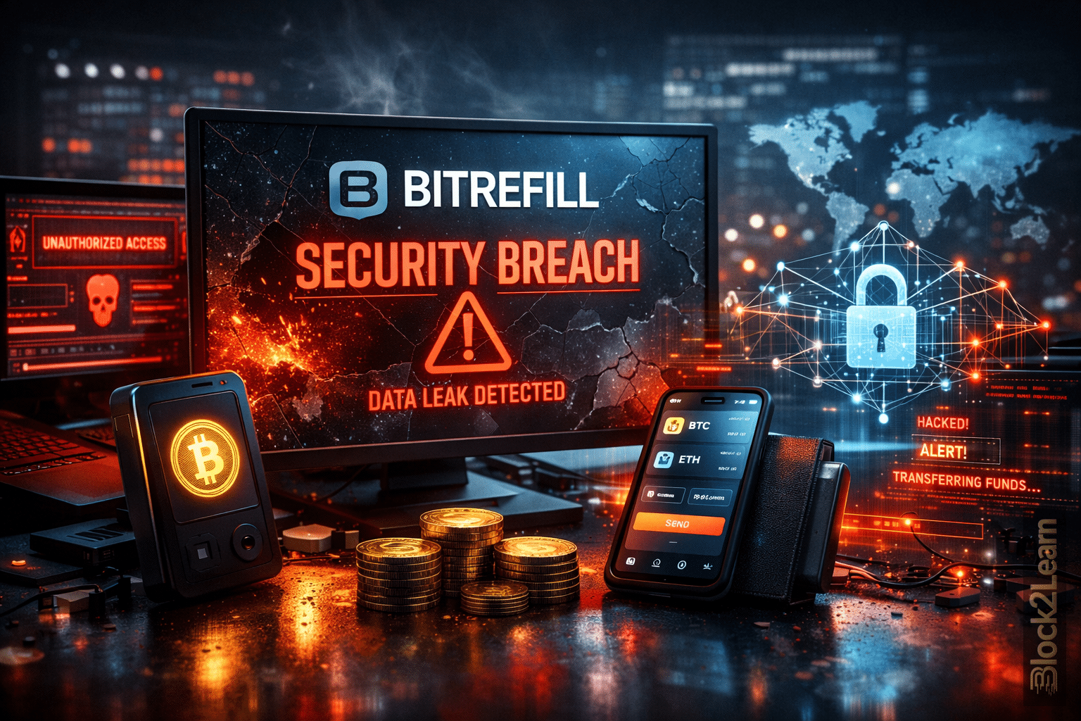 Bitrefill hack crypto cybersecurity breach digital wallets