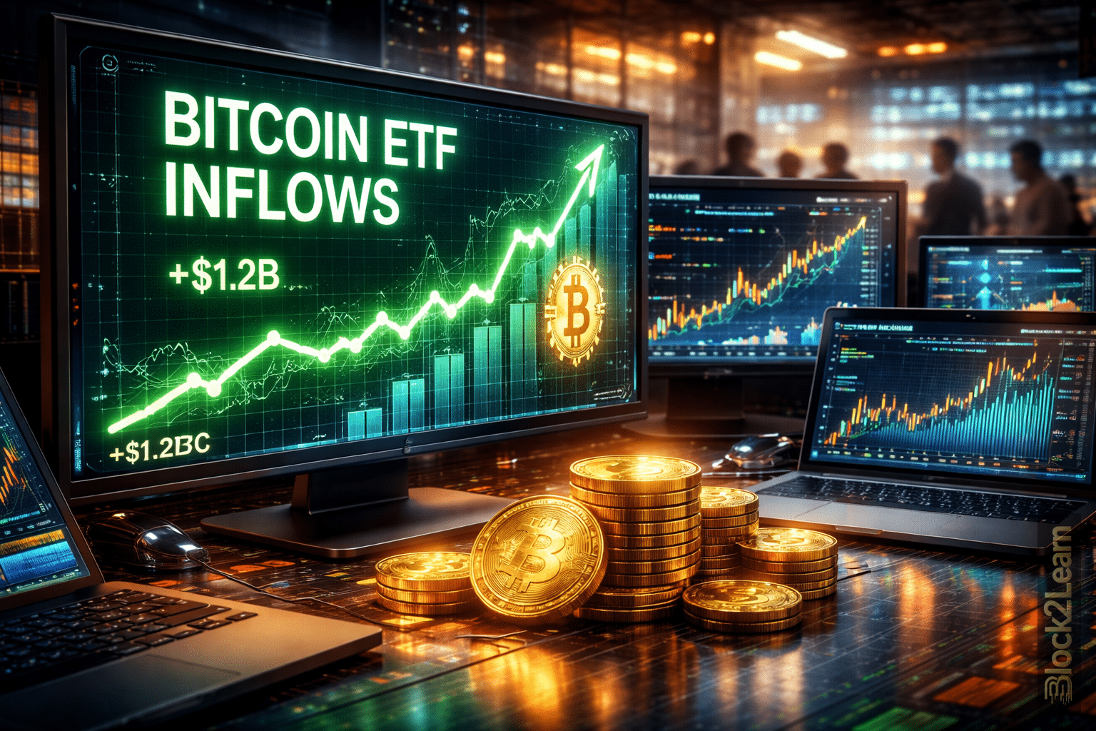Bitcoin ETF inflows institutional crypto capital flows
