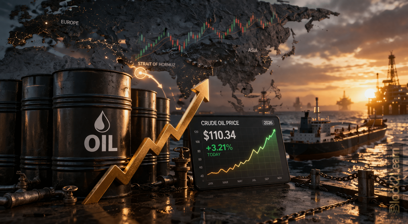 Oil Price Surge 2026 Driven by Strait of Hormuz Crisis