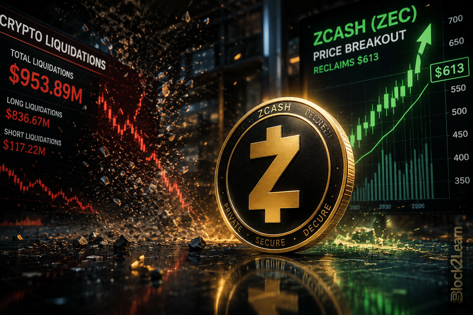 ZCash Price Momentum Survives Crypto Liquidation Chaos as Privacy Coins Reawaken