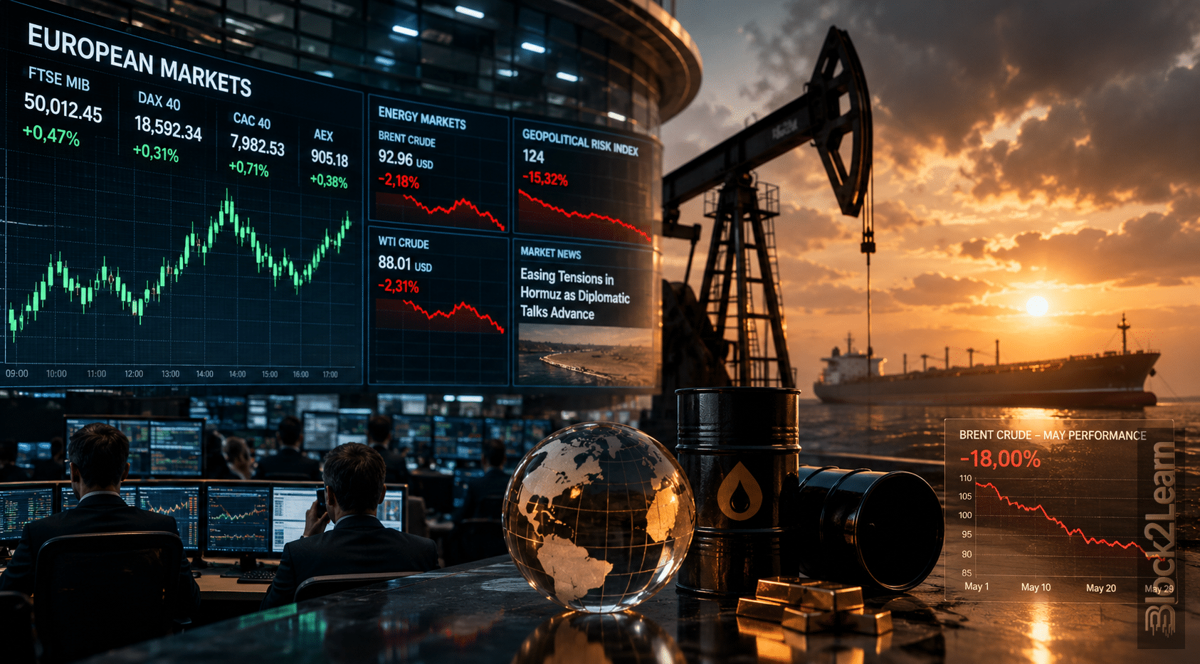 European Markets Rally as Oil Retreat Opens a New Macro Narrative