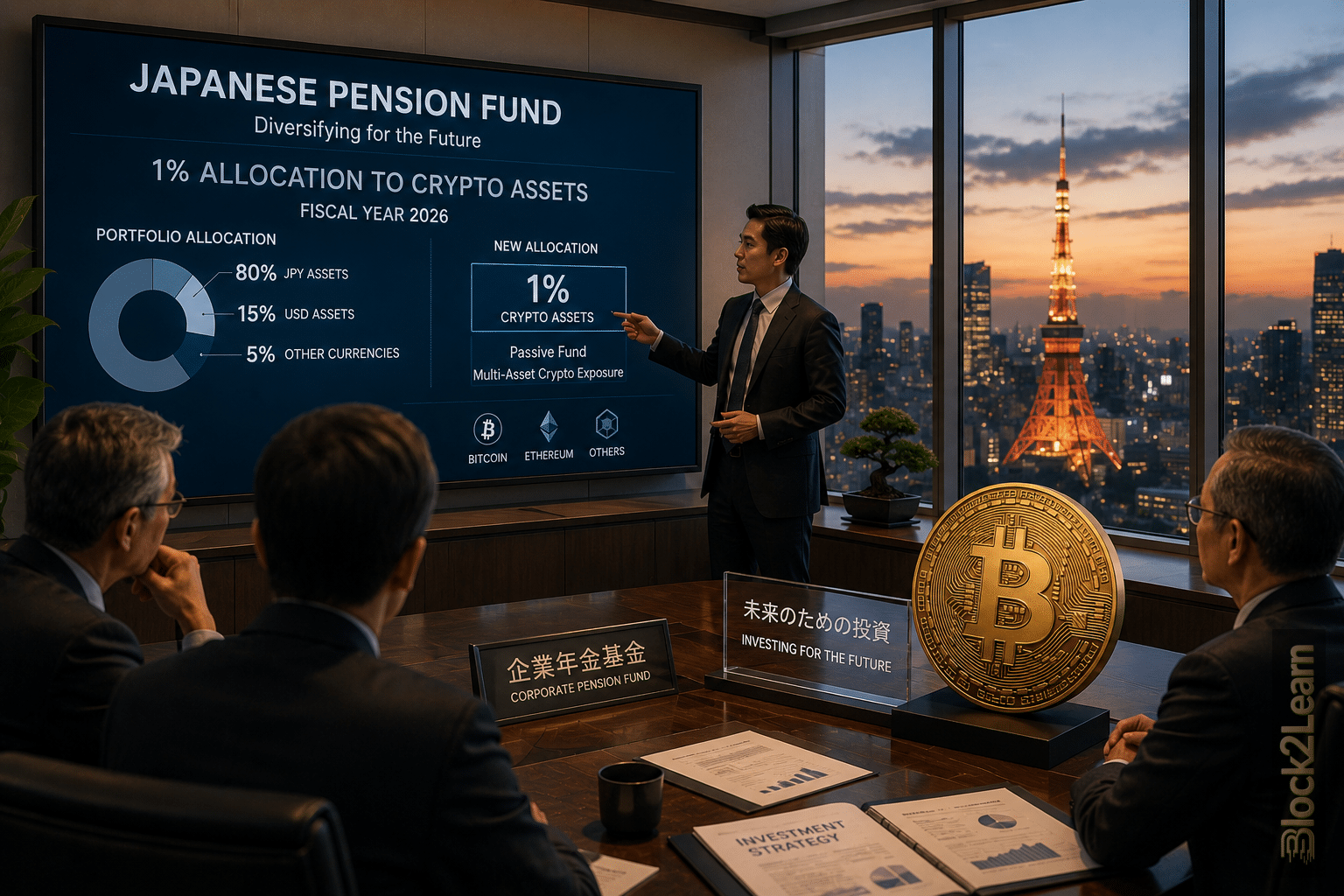 Japan Crypto Pension Allocation Signals a New Phase of Institutional Adoption