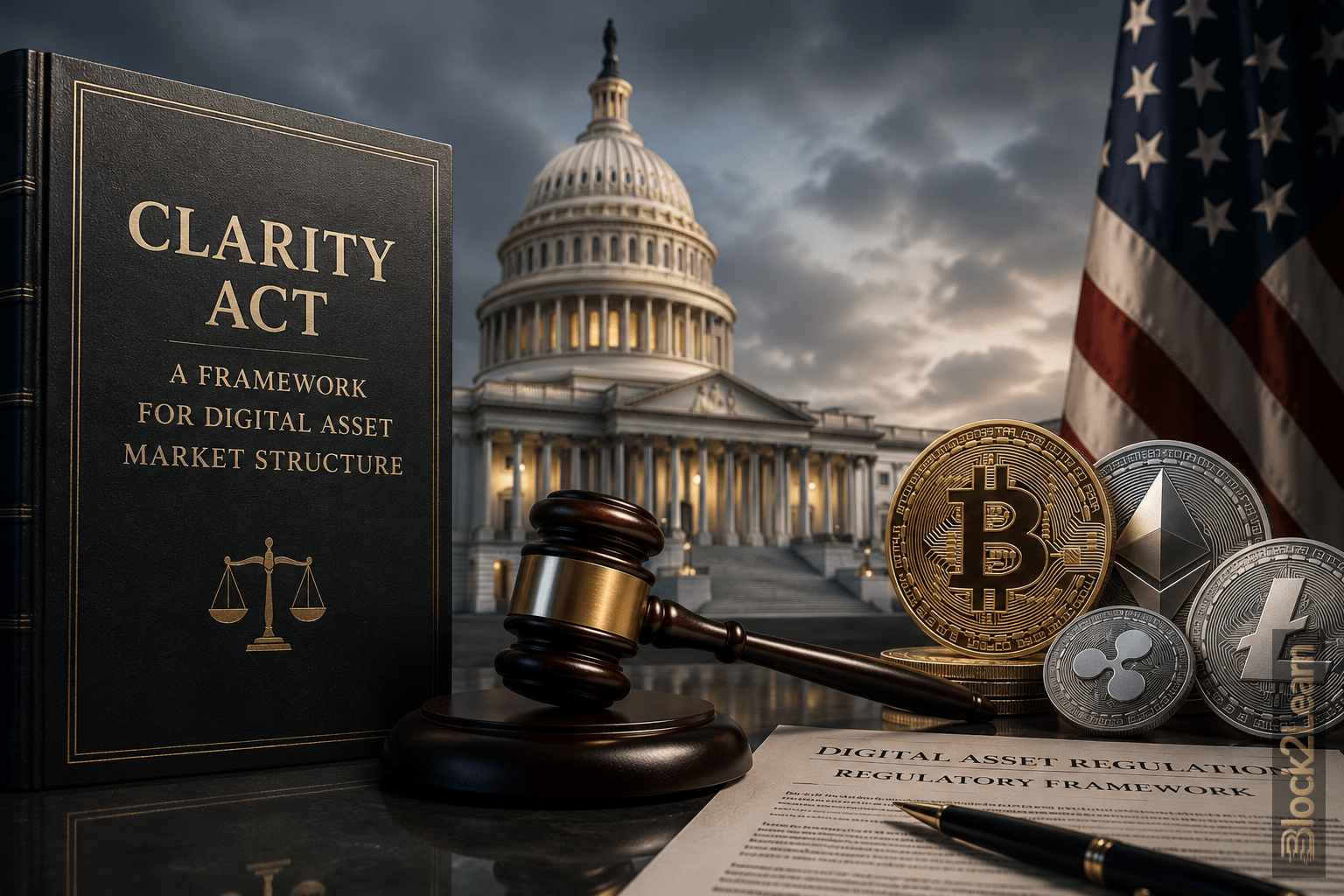 Crypto Regulation Debate Intensifies as CLARITY Act Challenges Traditional Finance