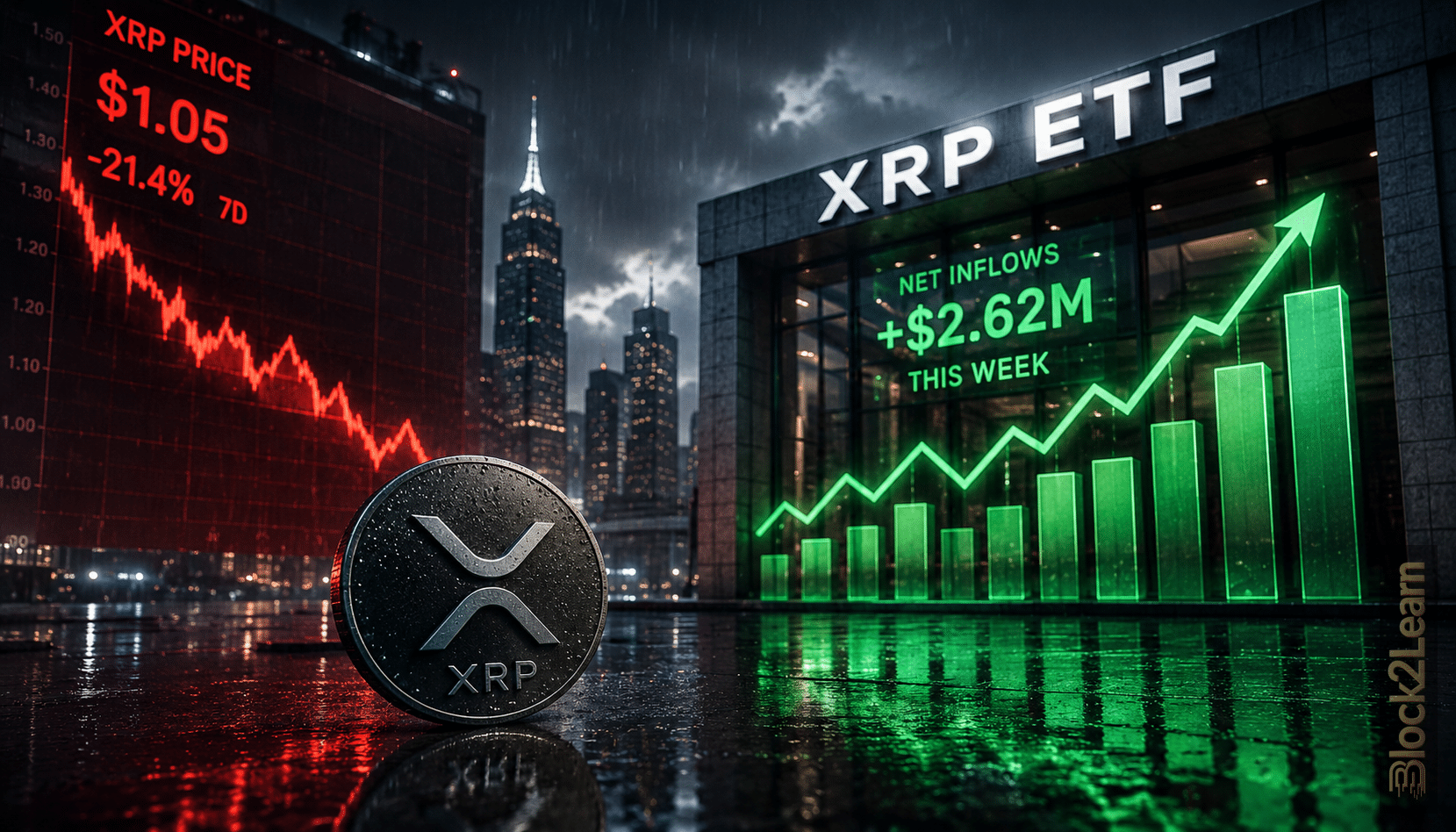 XRP ETF inflows remain positive despite XRP price crash and crypto market correction