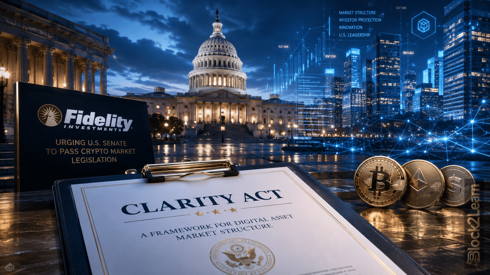 Crypto CLARITY Act Faces Its Senate Reckoning: Why Fidelity’s Support Could Reshape U.S. Digital Asset Markets