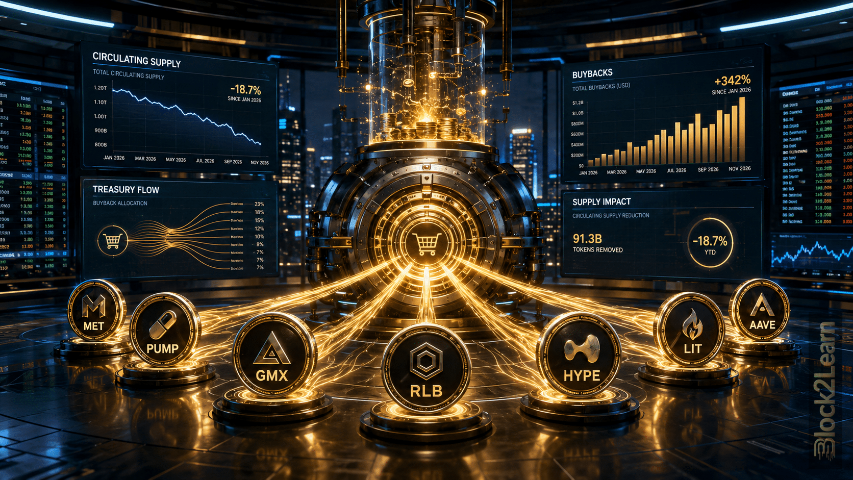 Crypto Token Buybacks 2026: Why Altcoin Supply Is Becoming the Real Market Signal