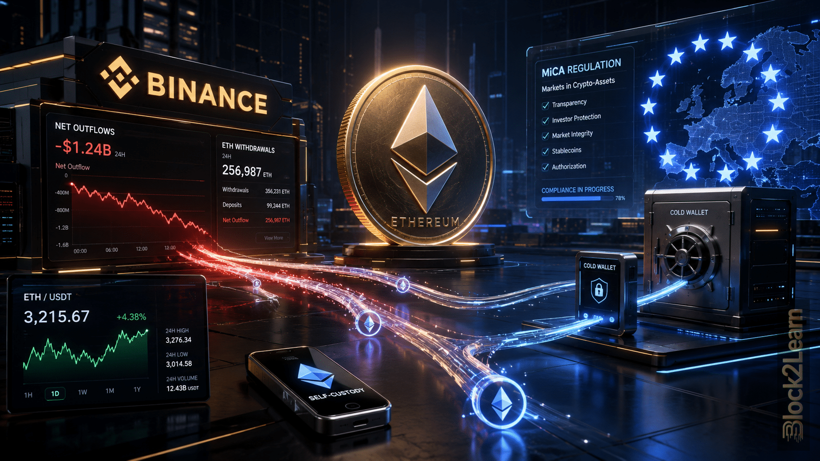 Binance Outflows Explode as MiCA Deadline and Ethereum Self-Custody Collide