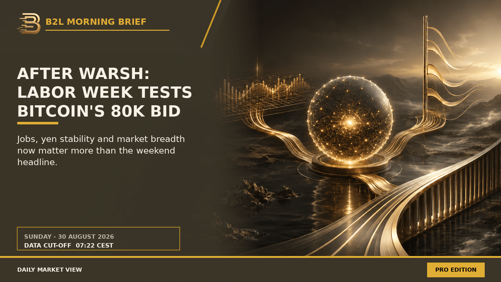 After Warsh: Labor Week Tests Bitcoin’s K Bid