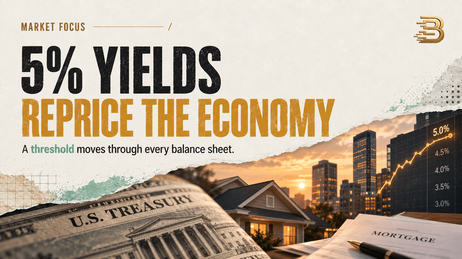 B2L Market Focus: Why 5% Treasury Yields Reprice the Economy Before the Fed Decides