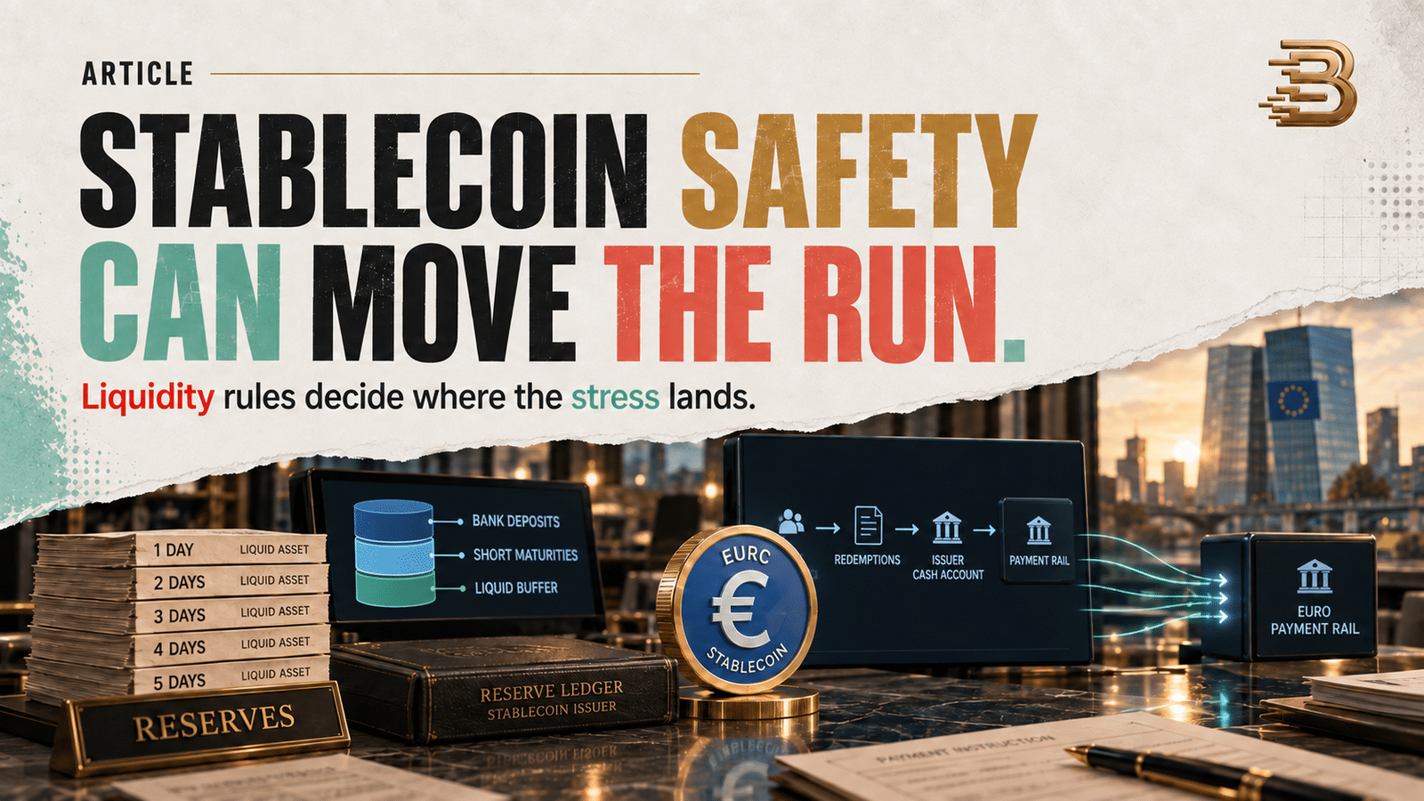 MiCA’s Stablecoin Reserve Rule Turns Safety Into Bank Funding Risk