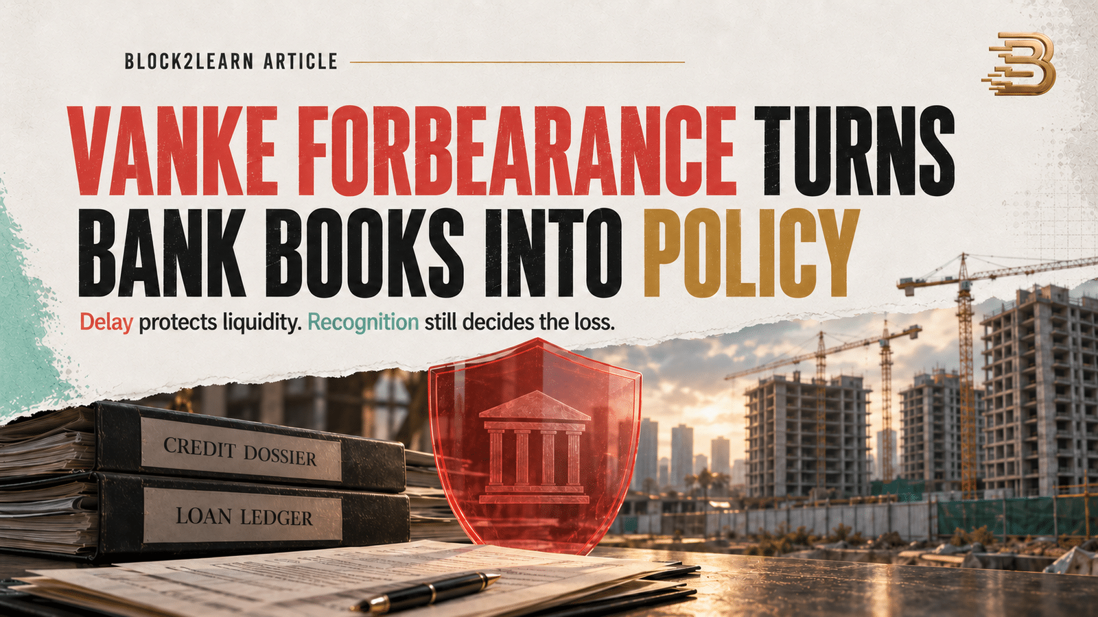 Vanke Forbearance Turns Bank Books Into Policy