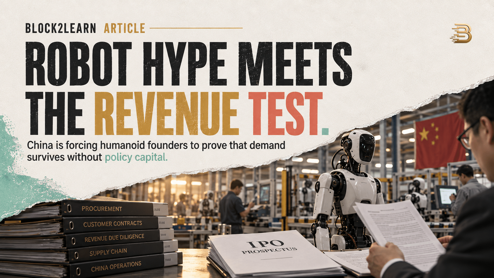 China’s Robot IPO Pause Turns Revenue Quality Into the Real Test